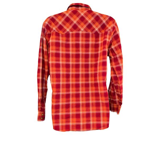 Men’s Wrangler Retro Western Button Down Shirt XL Pearl Snaps - Picture 3 of 3